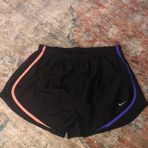 Nike multicolor dri fit shorts size large